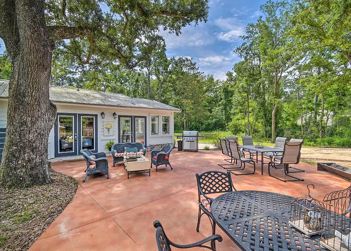 Riverside New Magnolia Springs Home W/ Dock, Beach